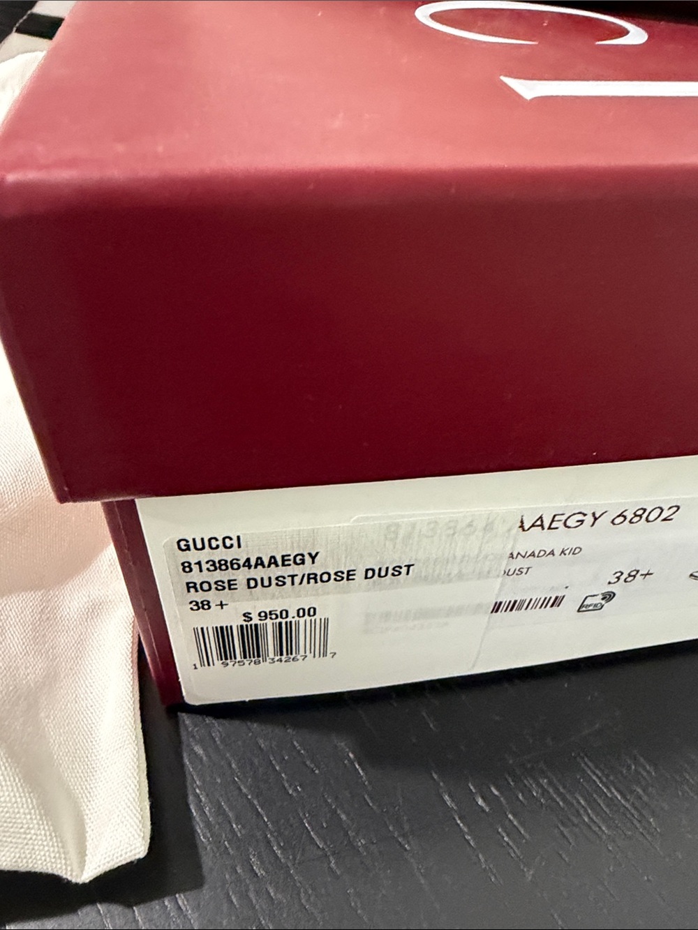Gucci Rose Suede Horsebit Princetown Loafers - Picture 7 of 7